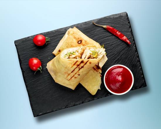 Chunky Chicken Shawarma Wrap