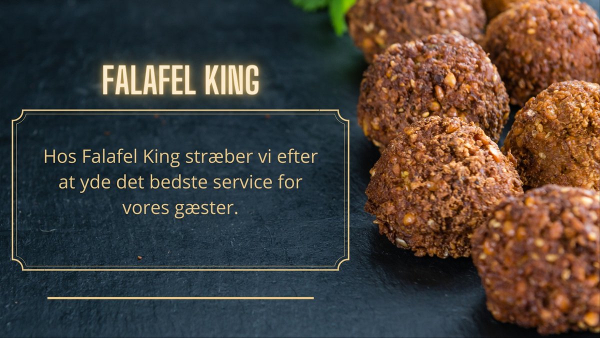 Falafelsandwich menu (V) lille
