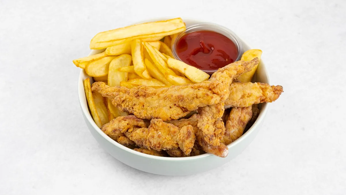 Piščančji crispy otroški meni