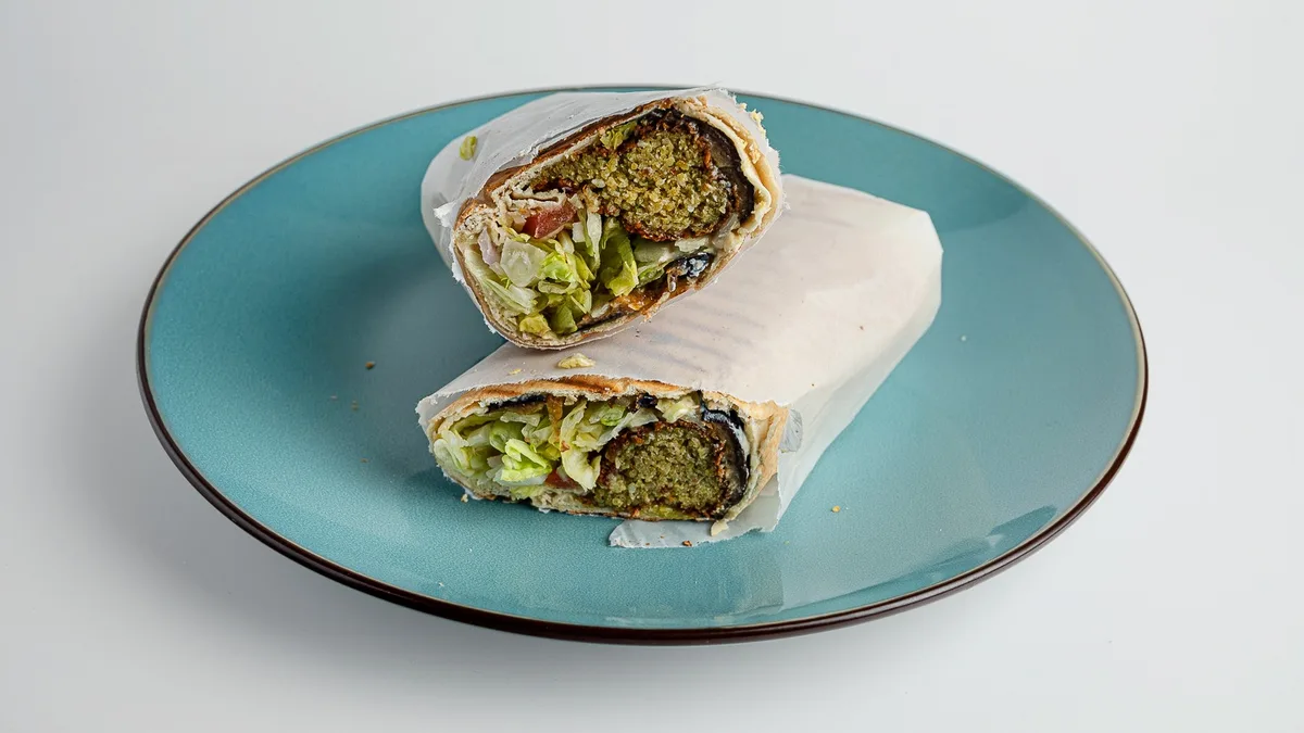 Falafel mit Auberginen