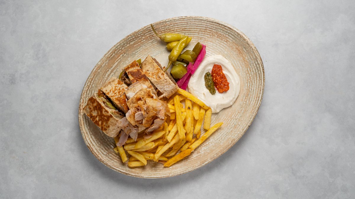 Arabi Shawarma med pommes