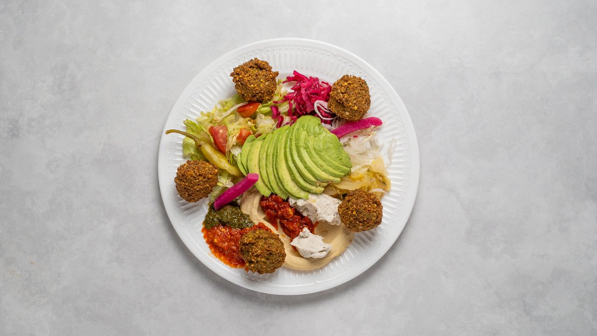 Falafel and Avocado Bowl