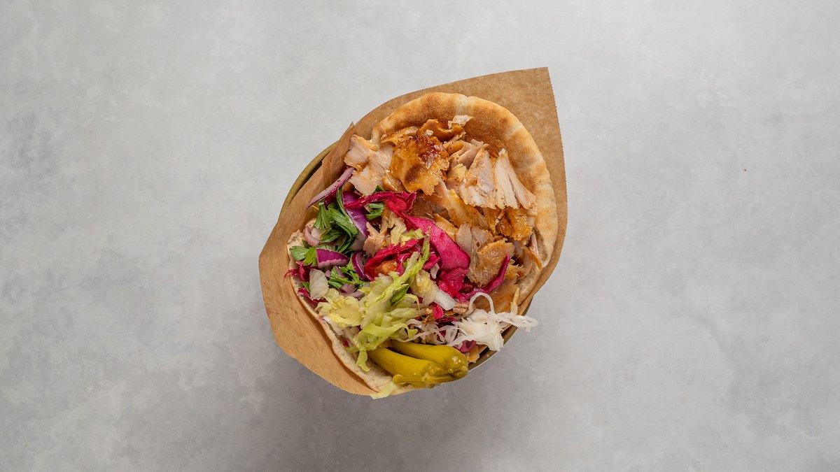 Kycklingkebab Pita