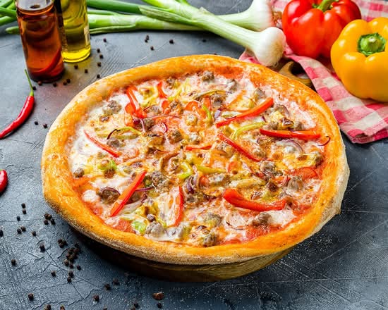 Sausage and Pepper House Pizza 10"