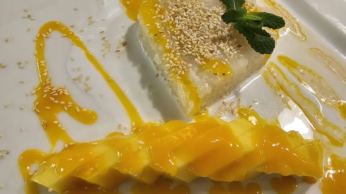 56. Mango sticky rice