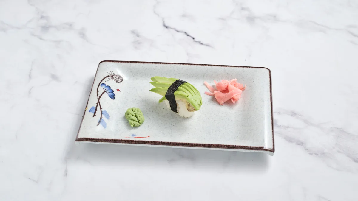 Avokádó nigiri