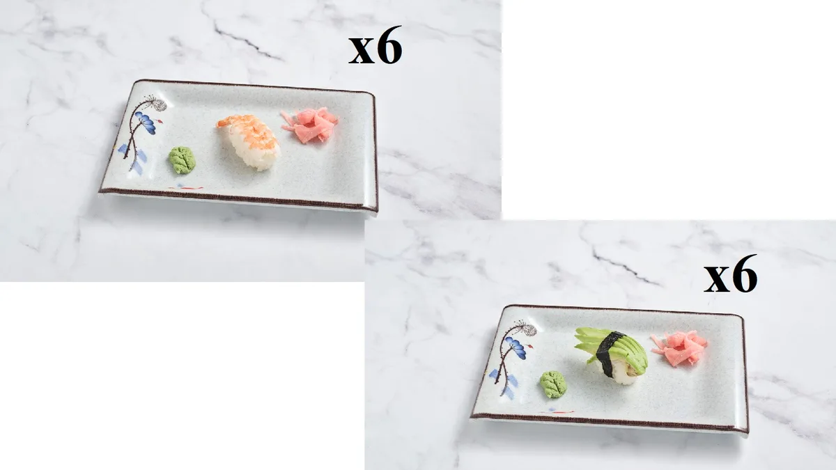 Tigrisrák - Avokádó Nigiri 12 db-os
