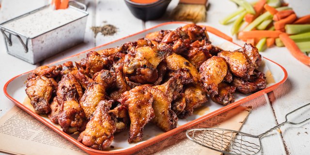 Large Traditional Wings Platter