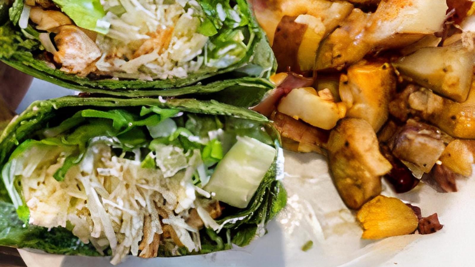 Blackened Chicken Caesar Wrap