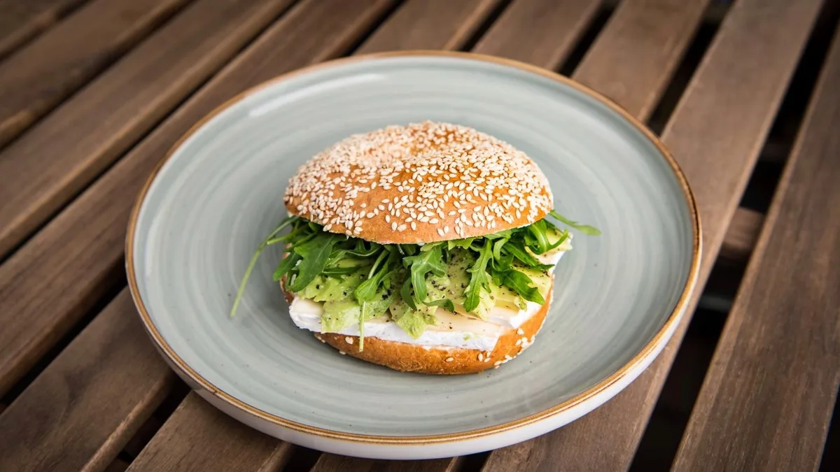 Avokádós bagel