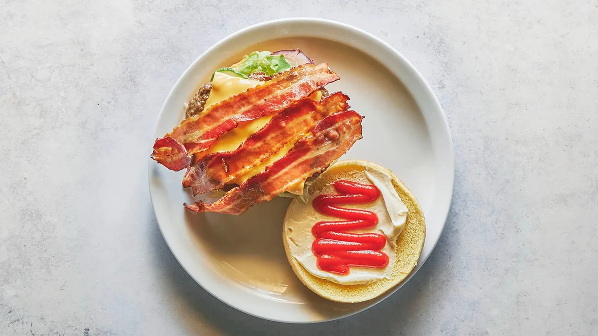 105. Bacon Cheese Burger