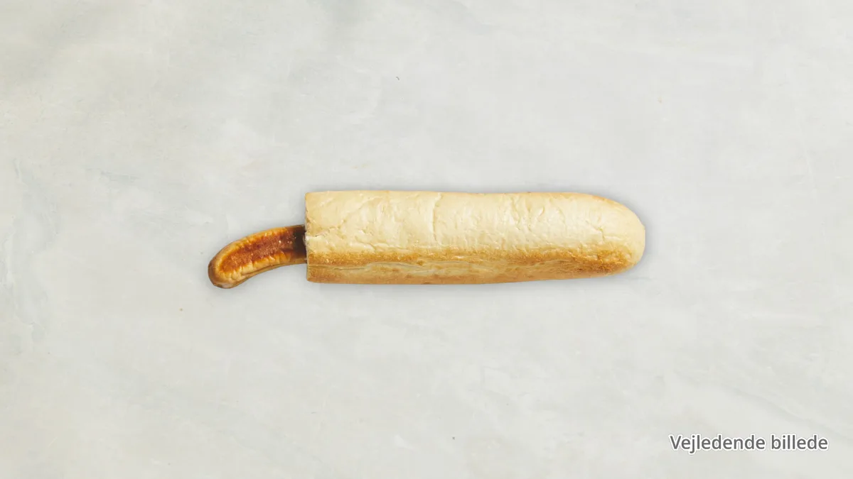 Fransk hotdog menu