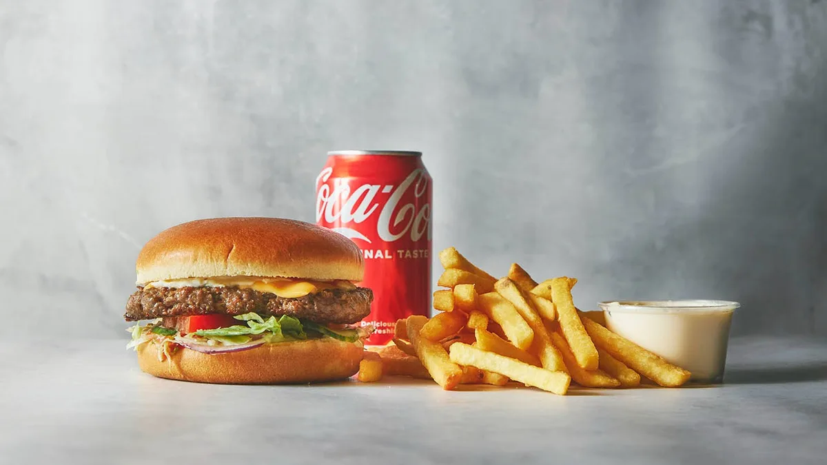 Hjemmelavet burger menu