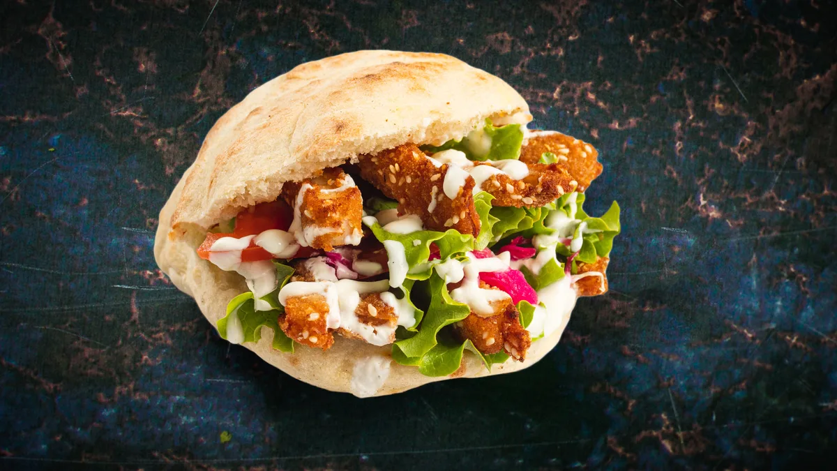 Chicken pita