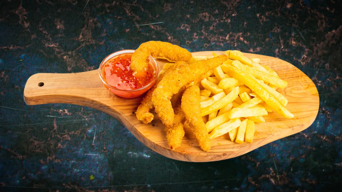 Chicken strip box