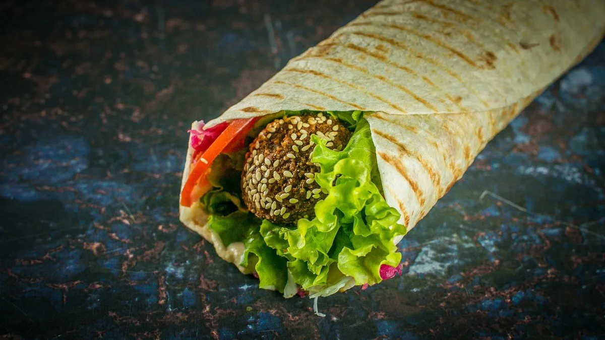 Falafel wrap (large)
