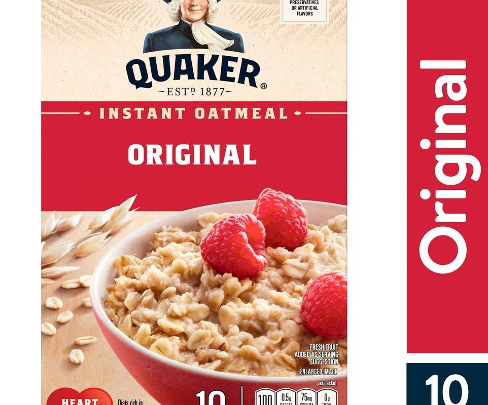 Quaker Otas Instant Oatmeal Original, 12pk