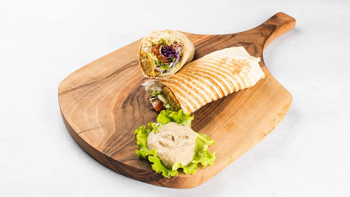 Falafel v jufki