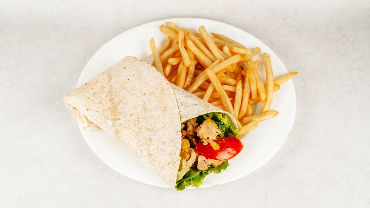 Pileća tortilja s prilogom