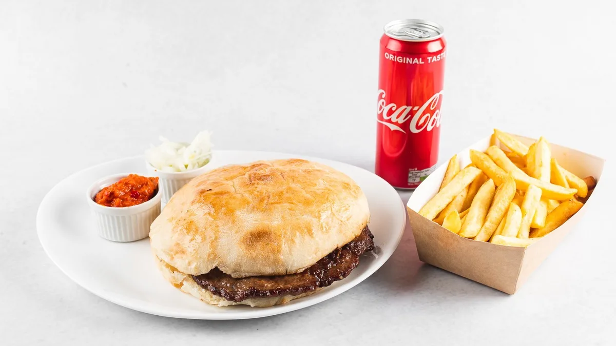 Cheeseburger menu