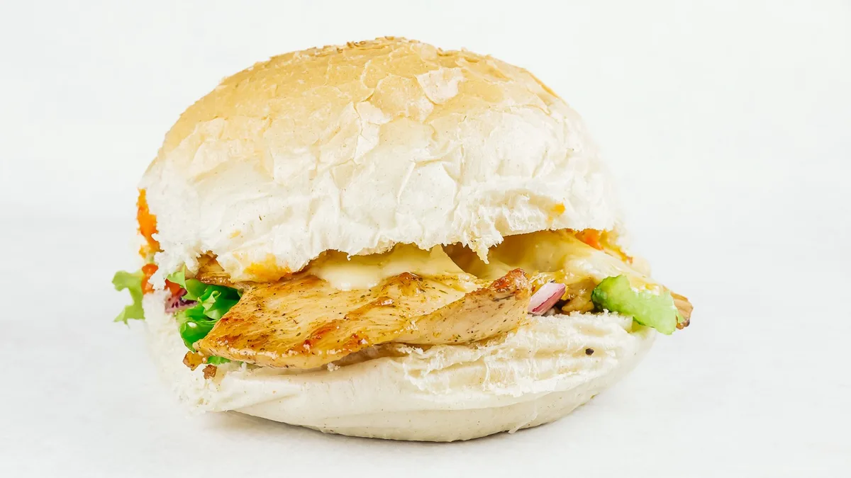 Chicken cheese burger