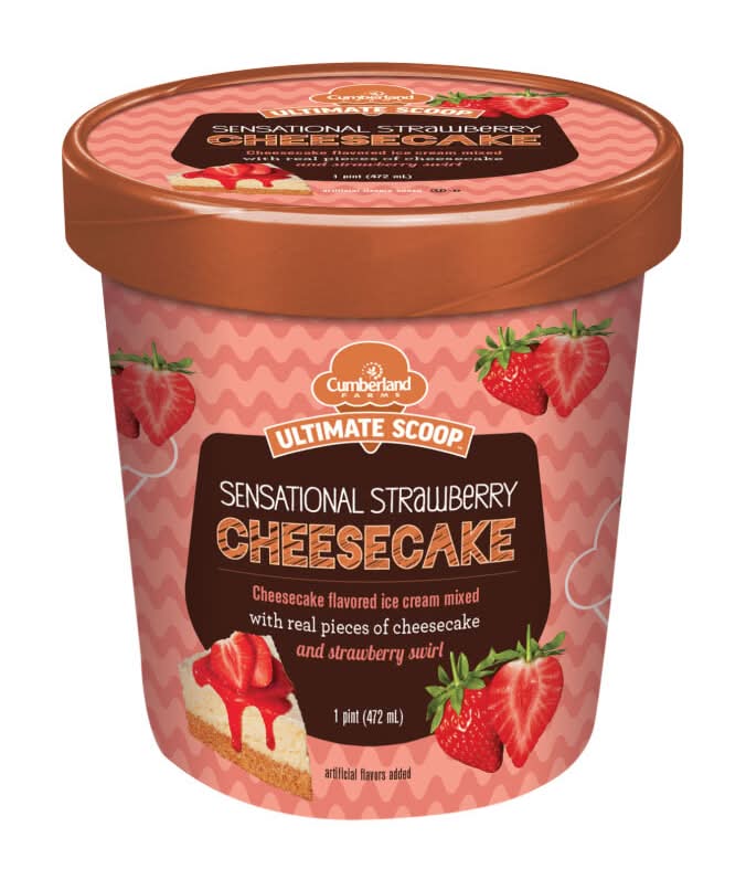 Cumberland Farms Strawberry Cheesecake Pint