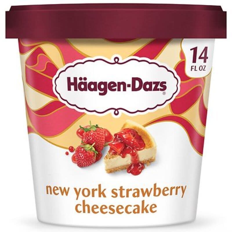 Haagen-Dazs New York Strawberry Cheesecake Ice Cream 14oz