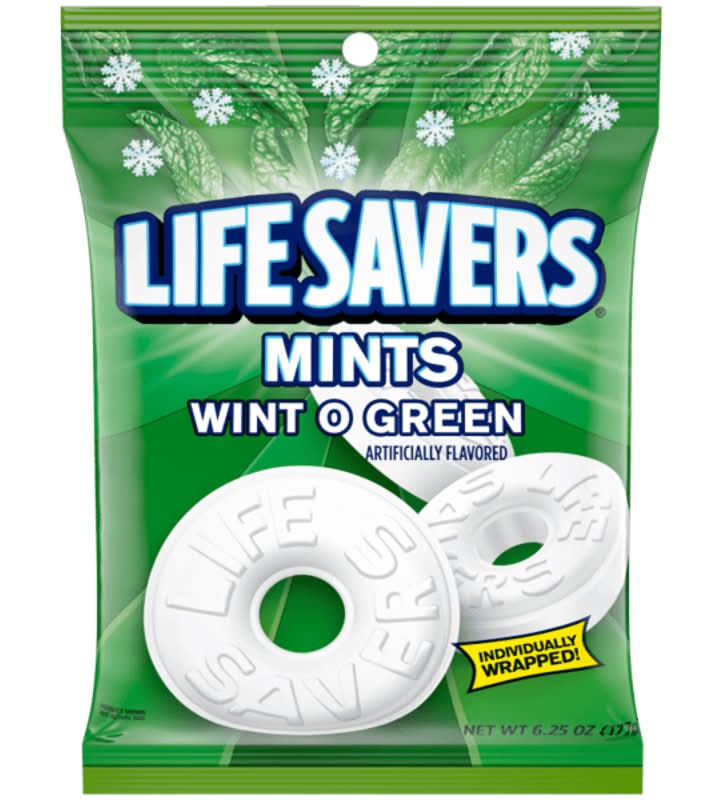 Life Savers Wint O Green Mints Candy Bag 6.25oz