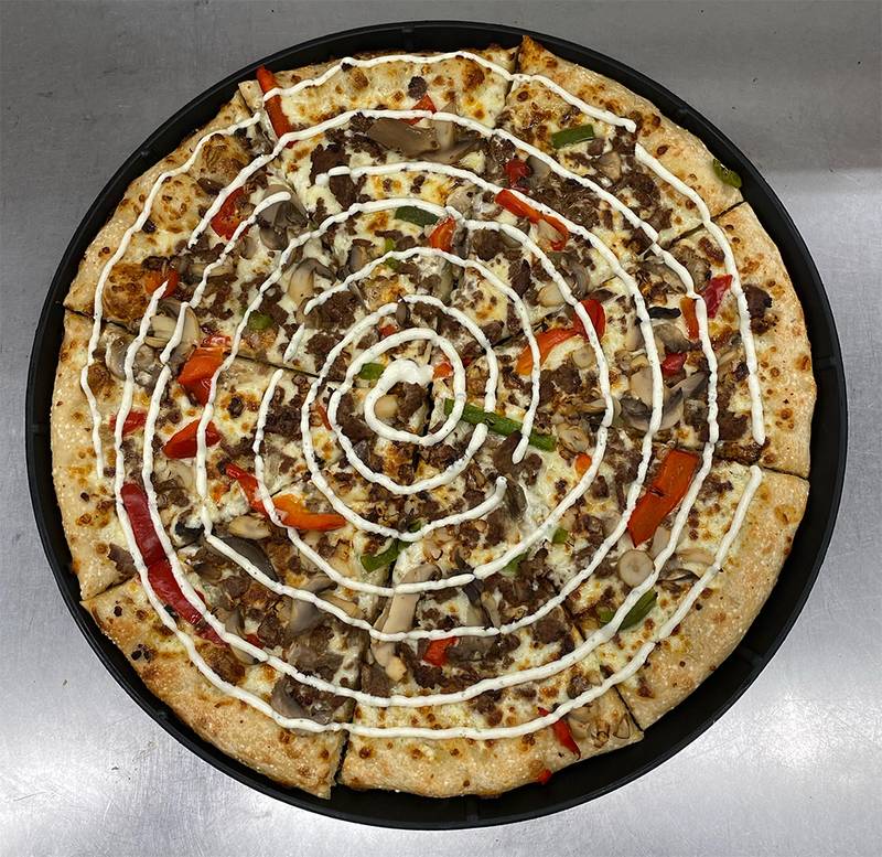 Philly Cheesesteak Pizza