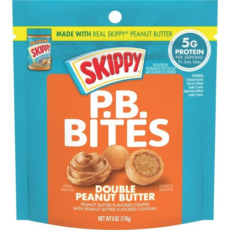 Skippy P.B. Bites Double Peanut Butter 6oz