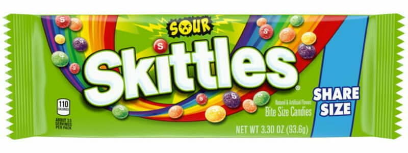 Sour Skittles Share Size 3.3oz