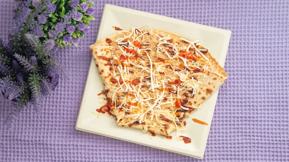 Chicken and Cheese Crepe