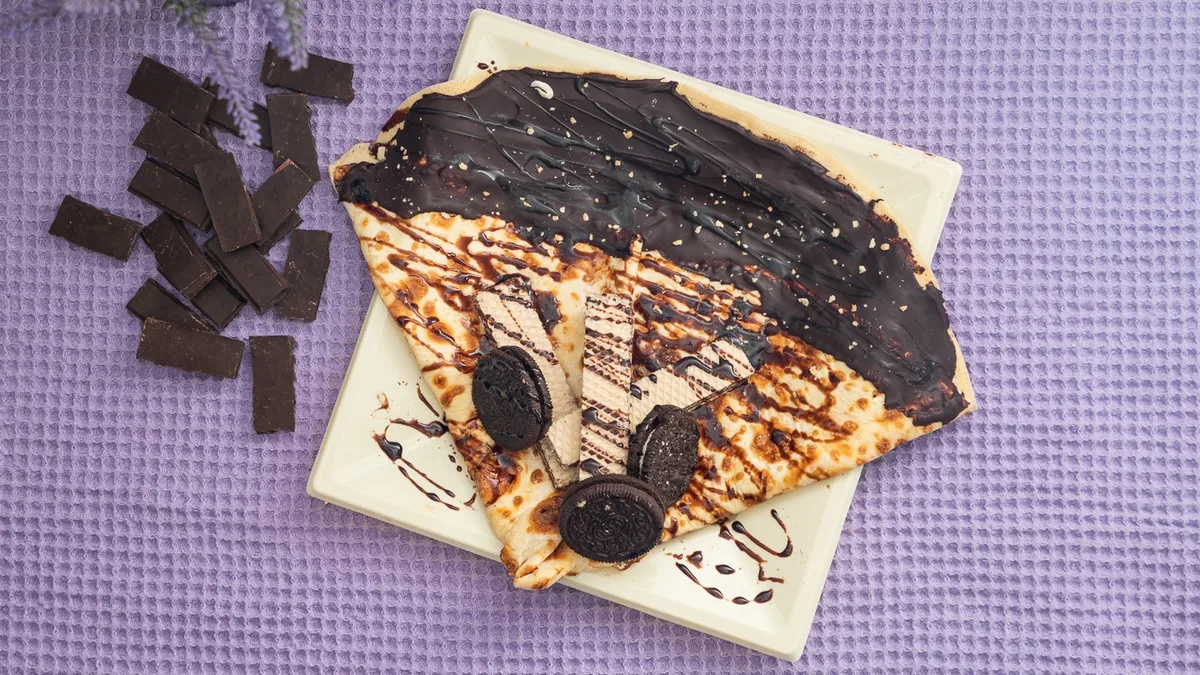 Dark Chocolate Crepe