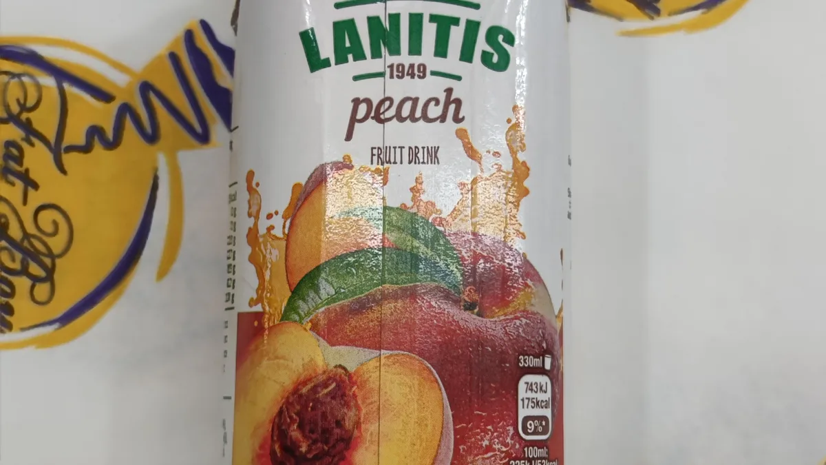 Lanitis Peach Juice 330ml