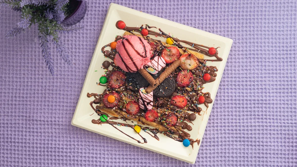 Nutella Waffle Bites