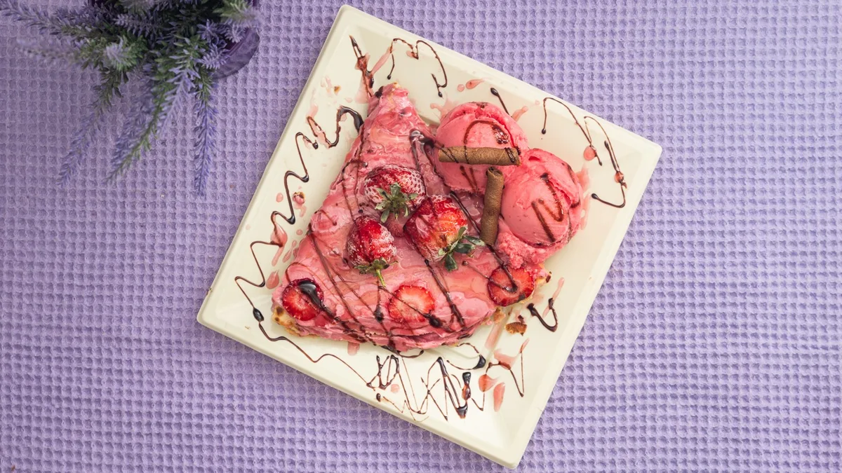 Strawberry Cream Crepe