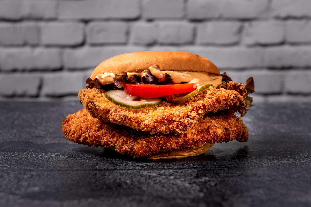 Double Fried Chicken Burger