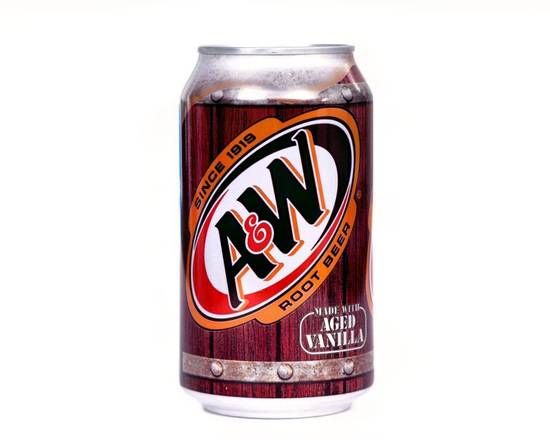 A and W Root Beer Can