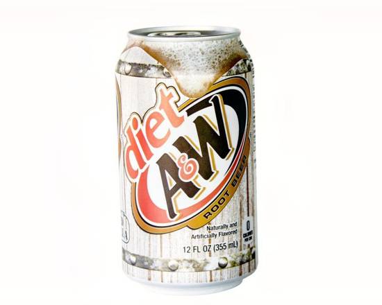 Diet A and W Root Beer Can
