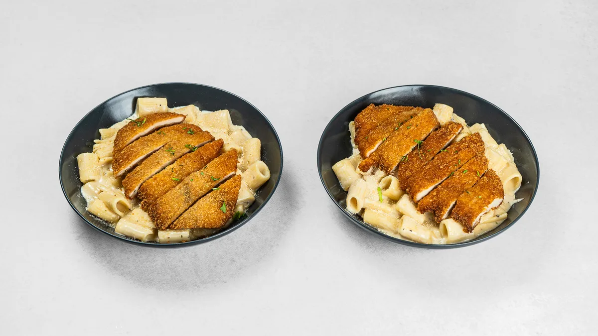 Crispy chicken pasta Duo🍝🍝