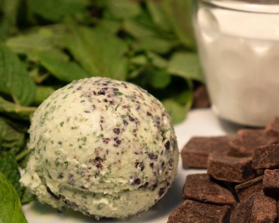 Mint, Milk, and Chocolate Gelato Pint