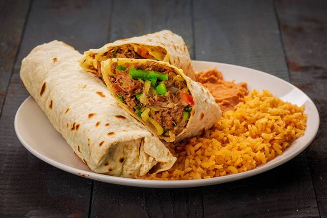 #5 Two Beef Burritos