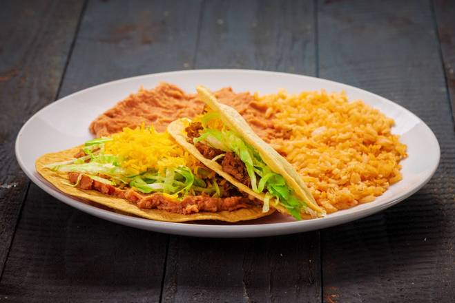 #7 Tostada and Taco
