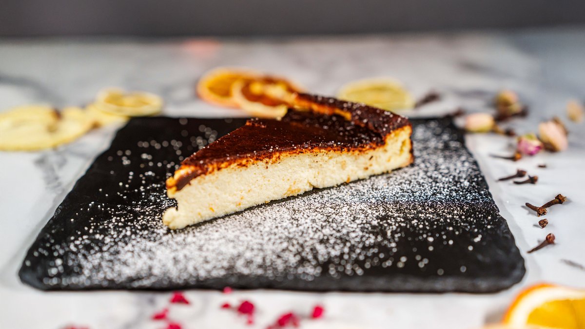 Baszk sajttorta