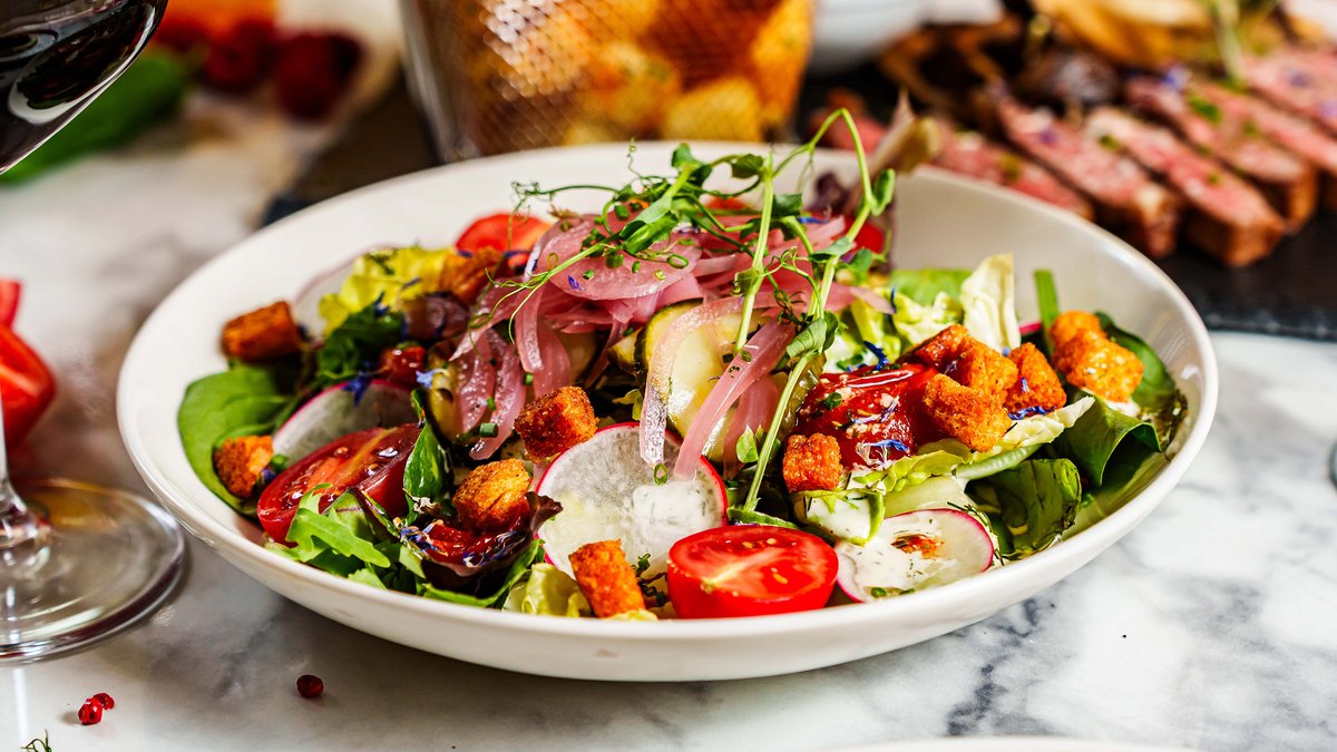 Ensalada de Felisa con Serrano / Felisa saláta sült serrano sonkával