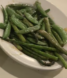 ASPARAGUS and SUGAR SNAP PEAS