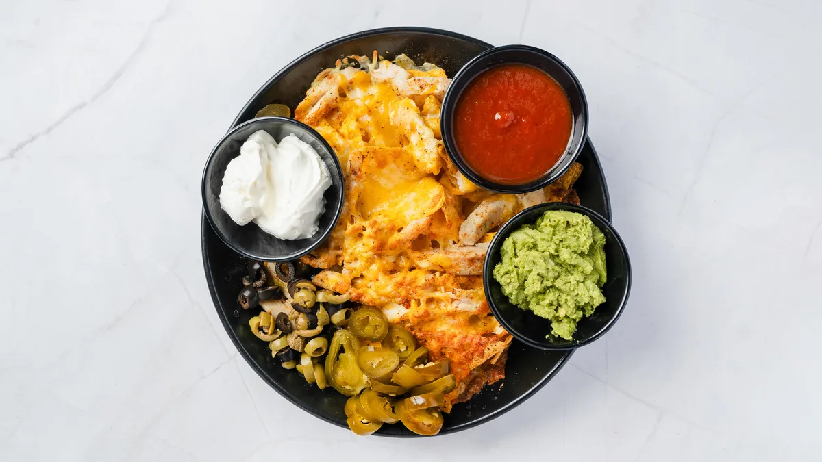 Nachos m kylling
