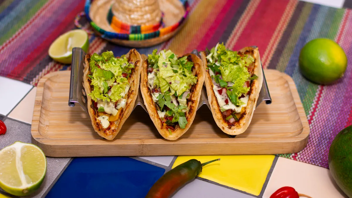 3 Chicken Cheeseburger Tacos