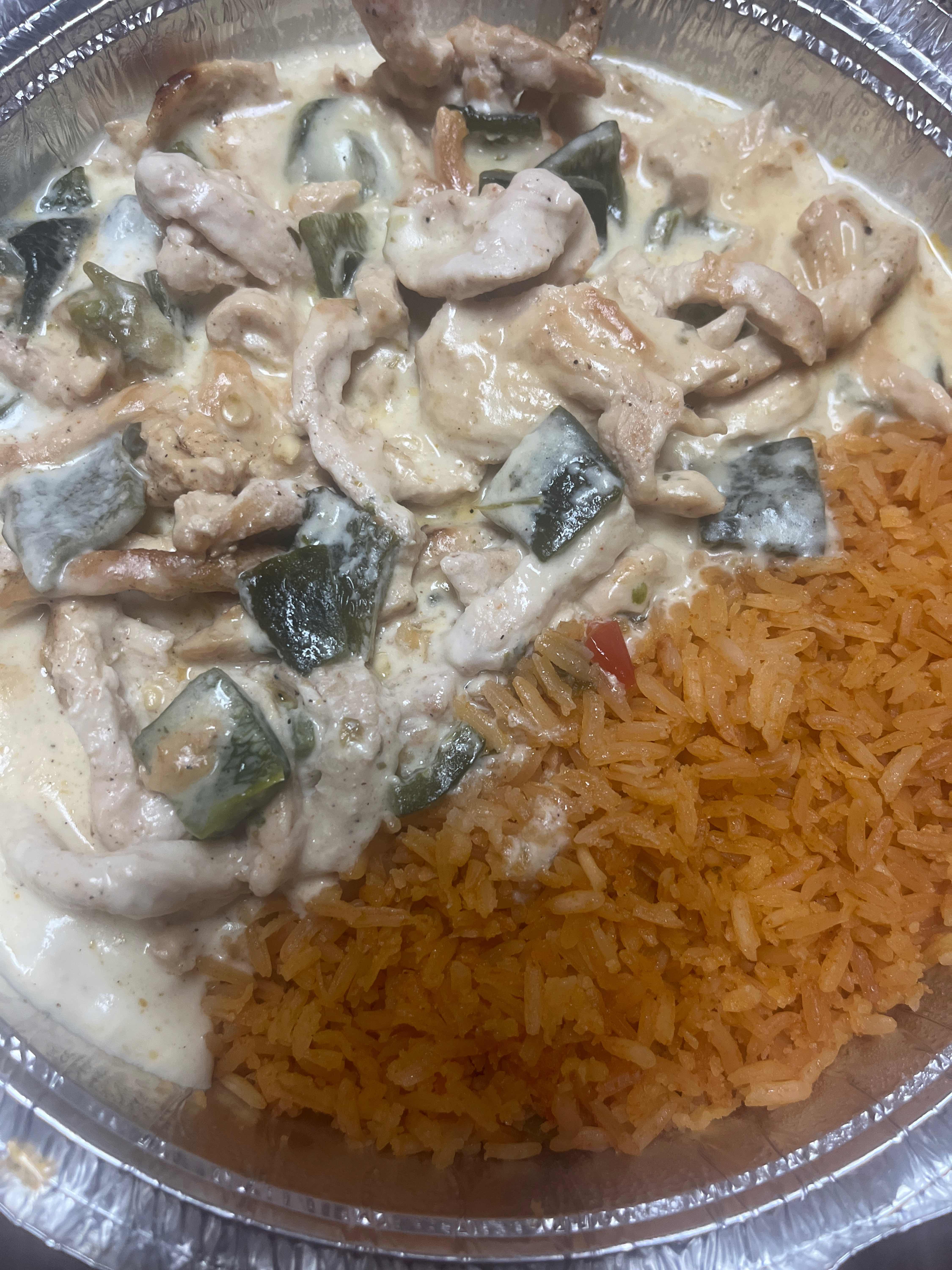 71. Pollo a La Crema
