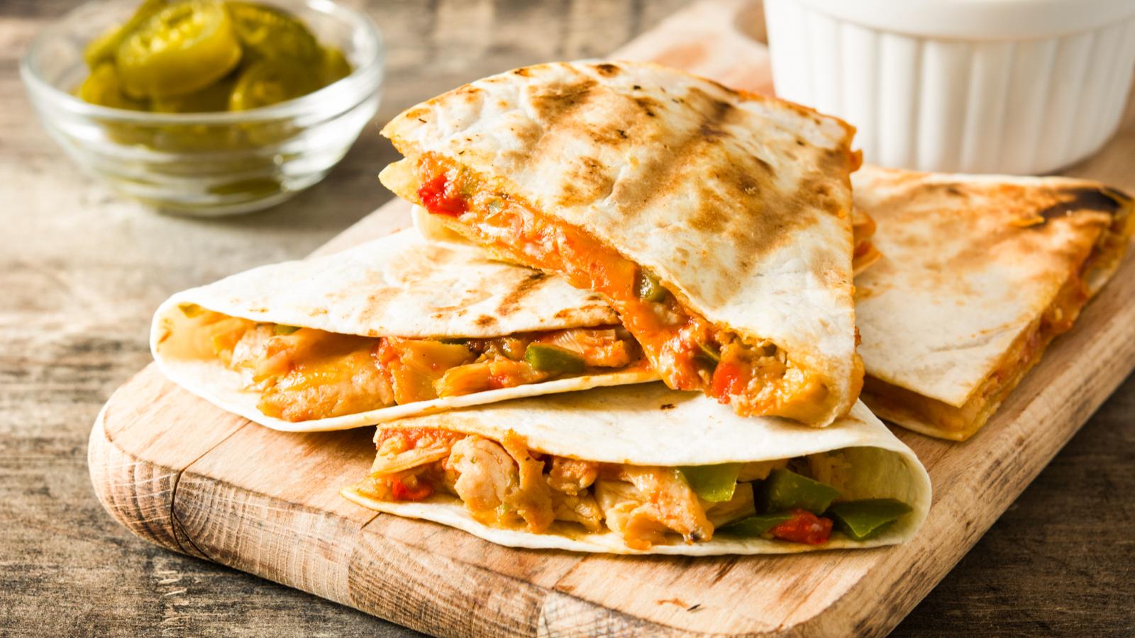 Cajun Spicy Chicken Quesadilla